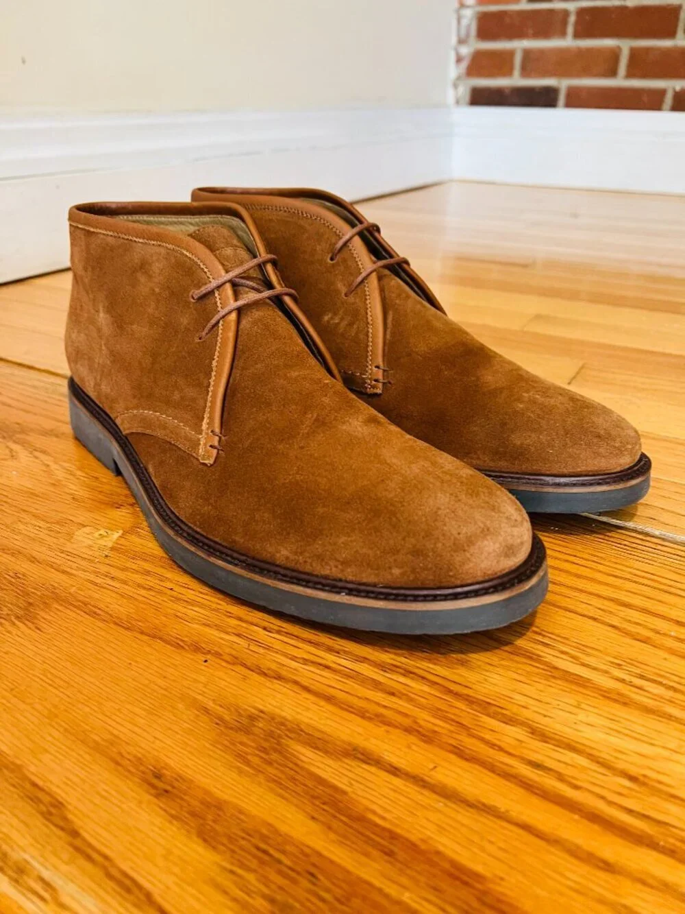 Peter Millar Brown Suede Chukka Boots Shoe - Men’s Size 10.5 US